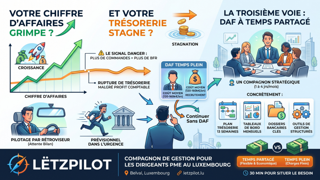 DAF à temps partagé au Luxembourg : Pourquoi et quand y faire appel pour votre PME ?